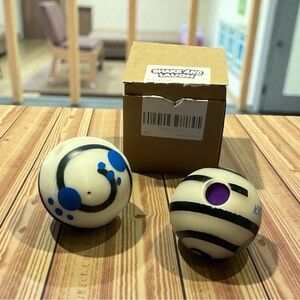 Set of 2 Wobble Wag Giggle Interactive Dog Toy Balls